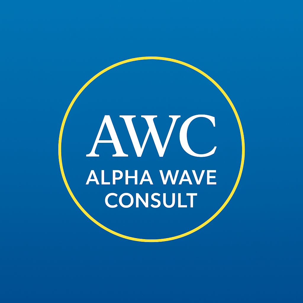 Alpha Wave Consult Logo